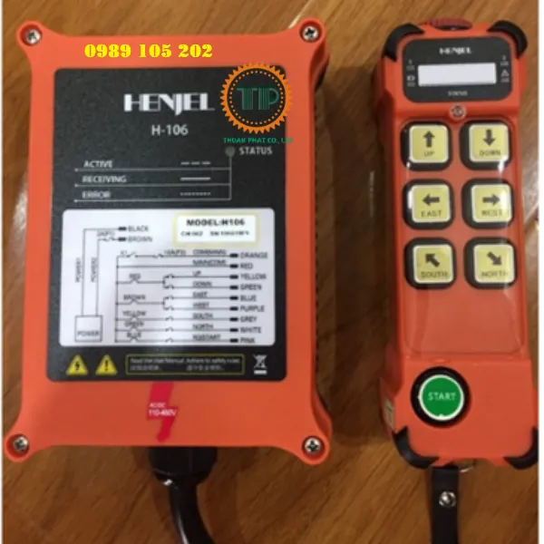 Điều khiển từ xa cầu trục Henjel-H106