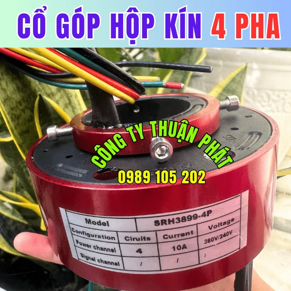 Cổ góp điện hộp kín 4 pha SRH-3899