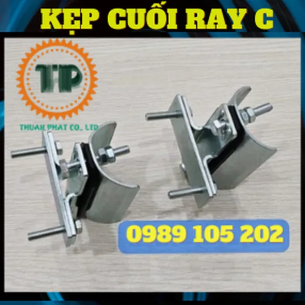 Cái kẹp cuối ray C cầu trục