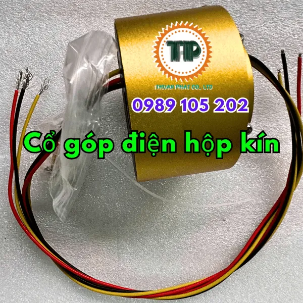 Cổ góp điện hộp kín 3 pha trục 25