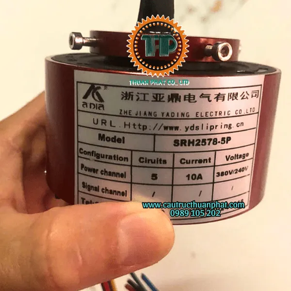 Cổ góp điện hộp kín 5 pha SRH2578-5P