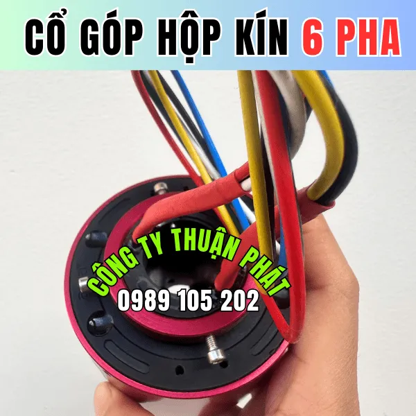 Cổ góp điện hộp kín 6 pha SRH-2578