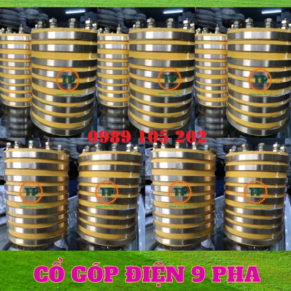 Cổ góp điện 9 vành khuyên cốt phi 75