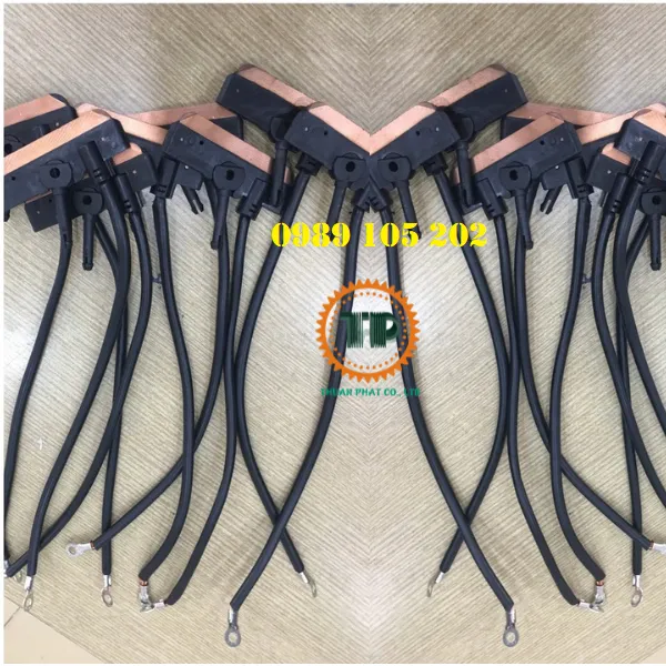 ​​​​​​​Lá than/Lưỡi than/Má than chổi tiếp điện cầu trục