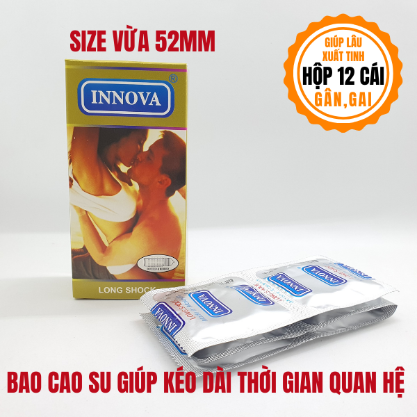 Bao cao su lâu xuất tinh, có gân và gai nhỏ