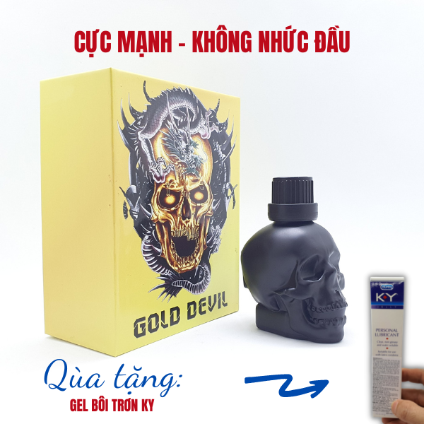 POPPER ĐẦU LÂU GOLD DEVIL 30ml , TẶNG GEL KY
