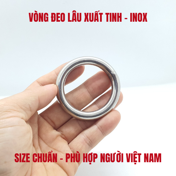 VÒNG ĐEO LÂI XUẤT TINH - INOX - SIZE CHUẨN