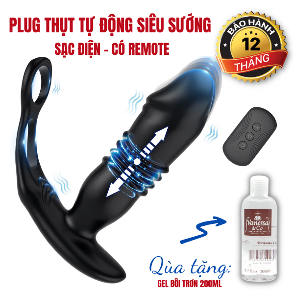 PLUG RUNG THỤT TỰ ĐỘNG - Tặng gel bôi trơn 200ml MR1985