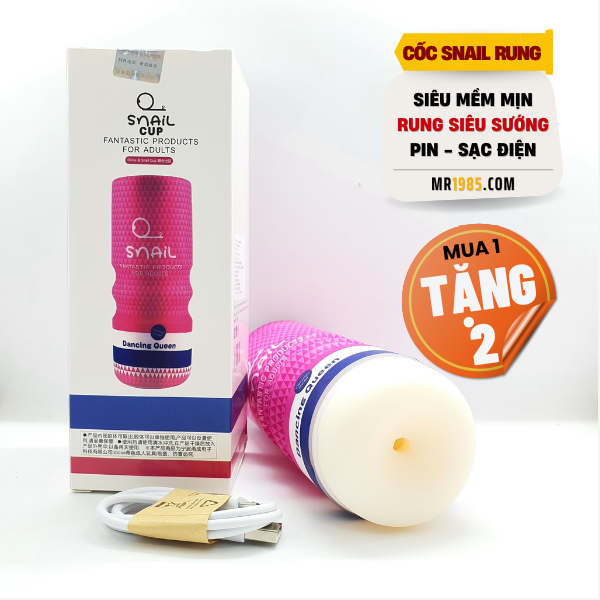 CỐC THỦ DÂM RUNG SIÊU SƯỚNG - TẶNG GEL 200ML, VÒNG CU