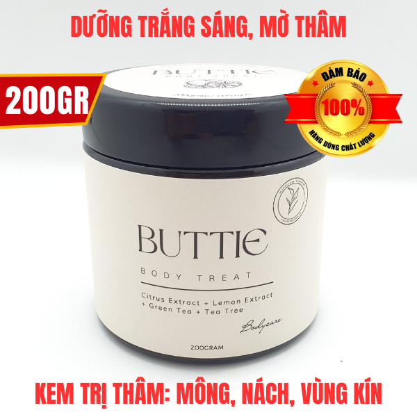 Kem dưỡng Butty Cream giảm thâm vùng nách, mông, mỹ phẩm handmade