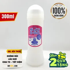 Gel bôi trơn tinh trùng Nhật Bản - Chai 300ml , Tặng 1 bộ vòng đeo cu 110k