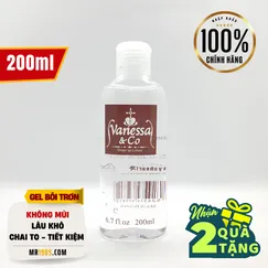 Gel bôi trơn Vanessa siêu nhờn - Tặng 1 HỘP BAO CAO SU