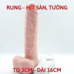 Dương vật hít tường RUNG - dài 16CM