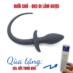 PLUG ĐUÔI CHÓ BDSM CẮM HẬU MÔN - TẶNG GEL KY