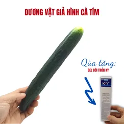 Dương vật giả hình dưa leo 20cm. Tặng gel KY