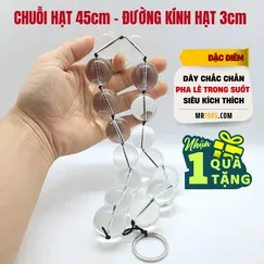 Chuỗi hạt pha lê đường kính 3cm