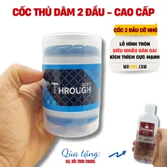 CỐC THỦ DÂM 2 ĐẦU CAO CẤP. TẶNG GEL