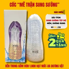 Cốc thủ dâm MÊ TRẬN SUNG SƯỚNG. Tặng gel bôi trơn và vòng ku