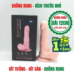 Dương vật hít tường 12CM - Tặng kèm 1 chai Gel KY 50g