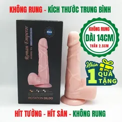 Dương vật hít tường 14CM - Tặng kèm 1 chai Gel KY 50g