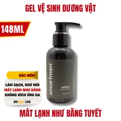 GEL VỆ SINH DƯƠNG VẬT SMARTMEN 148ML MÁT LẠNH NHƯ BĂNG