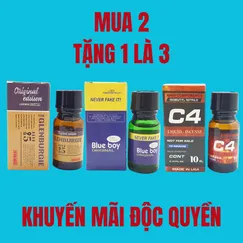 MUA 2 TẶNG 1 LÀ 3: combo 3 chai Poppers 10ml  các loại