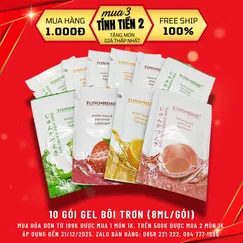 MUA KÈM HÓA ĐƠN TỪ 199K - 10 GÓI GEL BÔI TRƠN 1.000Đ