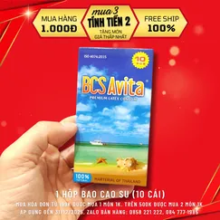 MUA KÈM HÓA ĐƠN TỪ 199K - 1 HỘP BAO CAO SU (10 CÁI) 1.000Đ