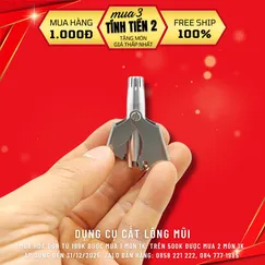 MUA KÈM HÓA ĐƠN TỪ 199K - DỤNG CỤ CẮT LÔNG MŨI 1000Đ