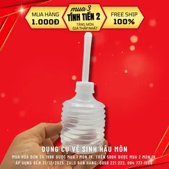 MUA KÈM HÓA ĐƠN TỪ 199K - DỤNG CỤ VỆ SINH HẬU MÔN 1.000Đ