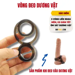 VÒNG ĐEO DƯƠNG VẬT - 3 VÒNG LIỀN NHAU