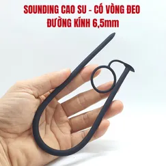 Dụng cụ sounding dương vật cao su 6,5mm