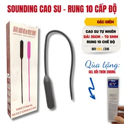 Dụng cụ sounding dương vật có chức năng rung.
