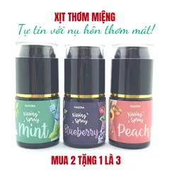 Mua 2 tặng 1 là 3 - Combo 3 chai xịt thơm miệng