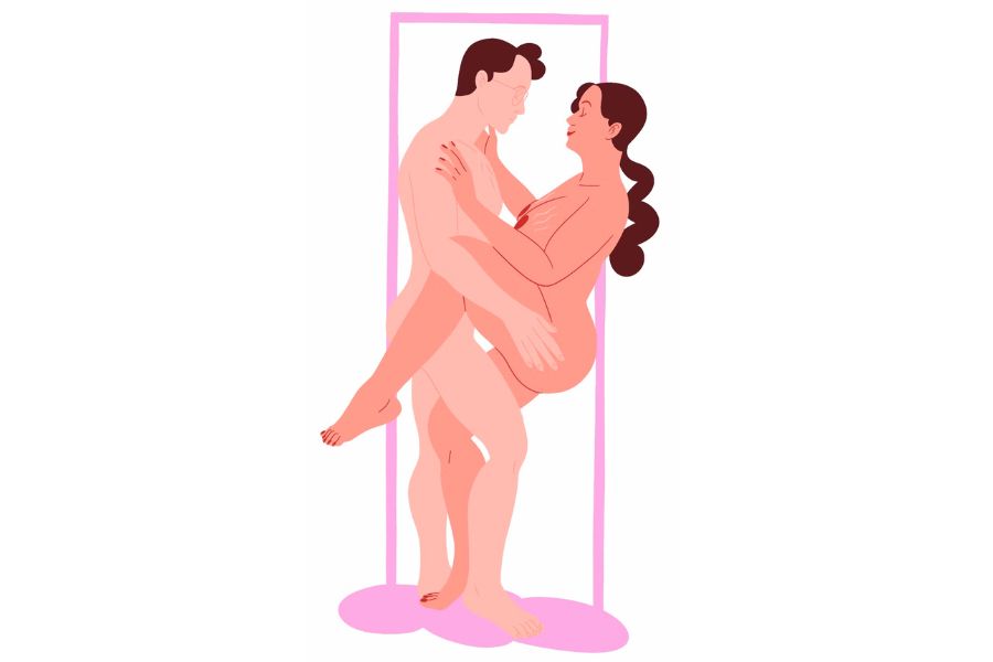 tu the quan he cho nguoi beo map Đứng tựa tường (Standing Supported) - tu the quan he cho nguoi beo