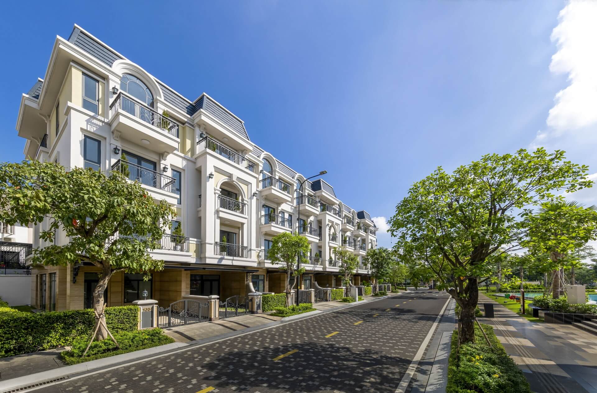 Không gian xanh nhà phố The Classia Khang Điền Không gian xanh nhà phố The Classia Khang Điền