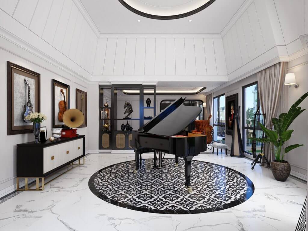 Phòng thư giãn nhà phố The Classia Khang Điền Phòng thư giãn nhà phố The Classia Khang Điền