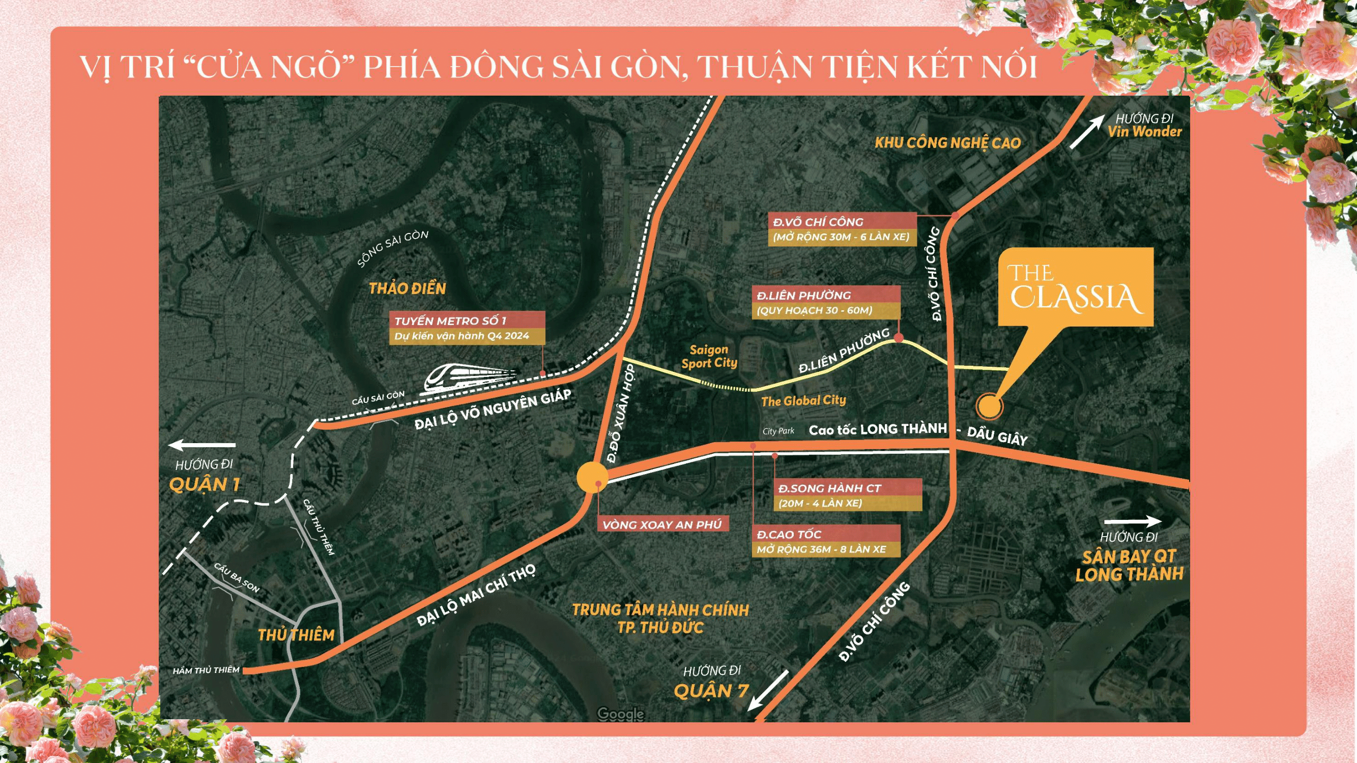 Vị trí The Classia Vị trí The Classia