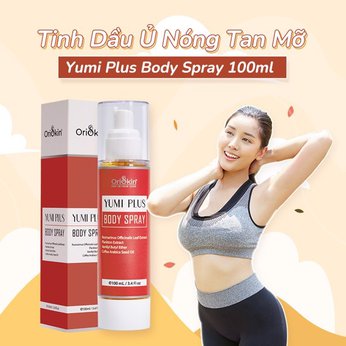 Tinh Dầu Ủ Nóng Tan Mỡ Yumi Plus Body Spray 50ml và 100mll