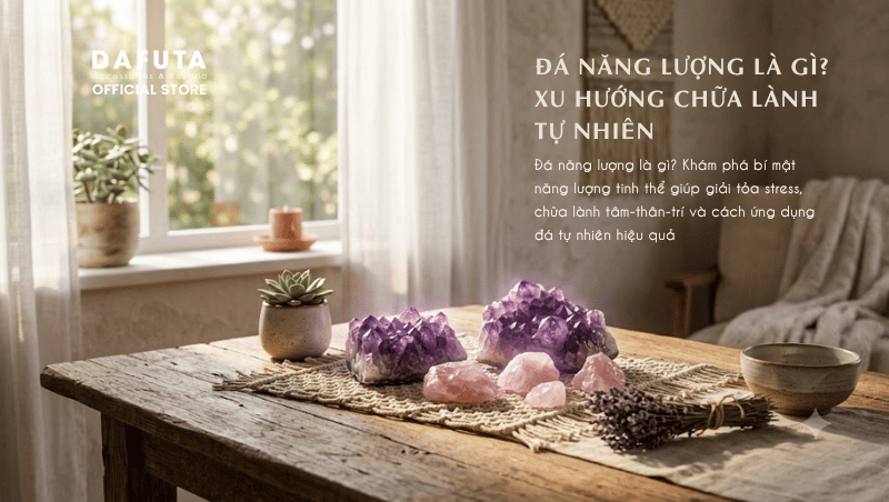 Đá năng lượng tự nhiên là gì? Xu hướng chữa lành tự nhiên