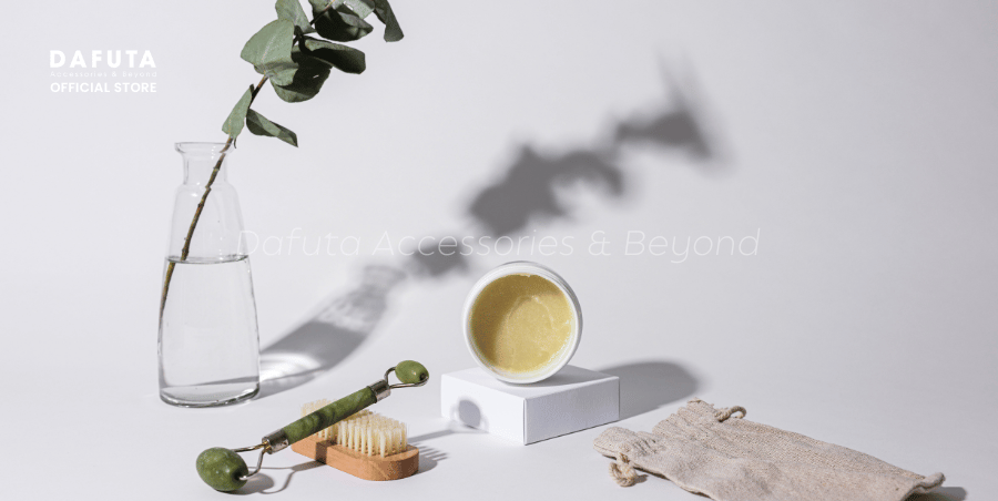 Dụng cụ thanh lăn massage mặt đá thạch anh tự nhiên