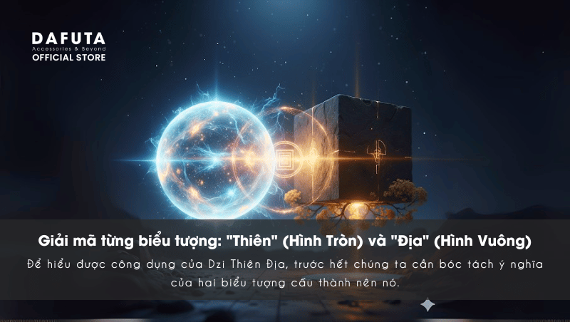 Giải mã biểu tượng vuông tròn của Dzi Thiên Địa