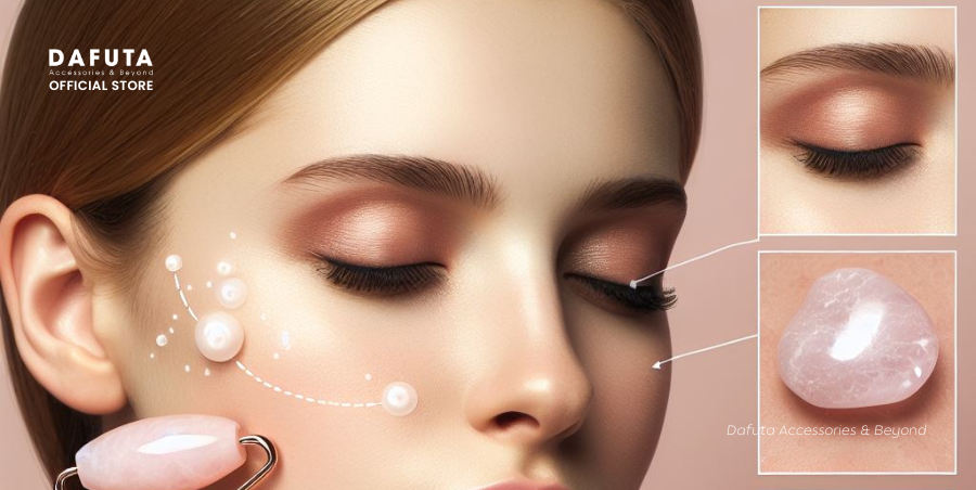 Gua sha massage thạch anh giúp mờ nám da