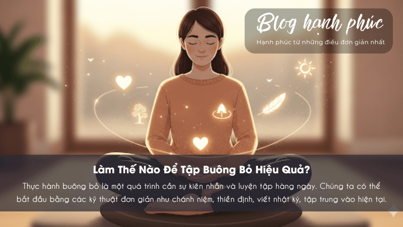 Làm Thế Nào Để Tập Buông Bỏ Hiệu Quả?