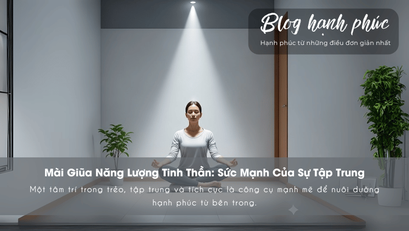 Mài dũa năng lượng tinh thần. Cách để có hạnh phúc tự thân