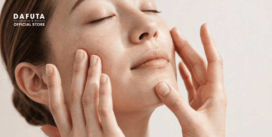 Massage theo chiều hướng lên và hướng ra ngoài