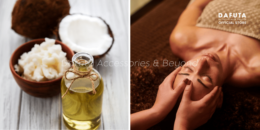 Một số lưu ý khi Massage Mặt bằng Dầu Dừa