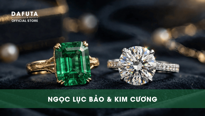 Ngọc lục bảo là gf? Ngọc lục bảo và kim cương