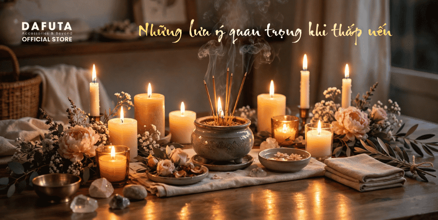 Những lưu ý quan trọng khi thắp nến