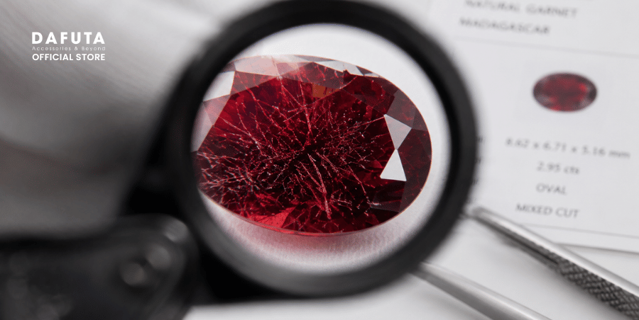 Cách phân biệt đá Garnet đỏ thật và giả